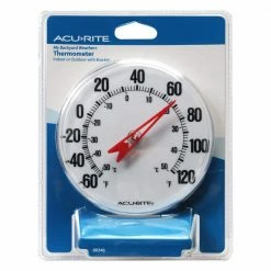 AcuRite Analog Thermometer -Everbilt Sales Store whites acurite outdoor thermometers 00346hdsba2 1f 1000
