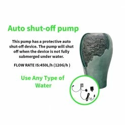 XBRAND 25 in. Tall Turquoise Modern Round Broken Egg Shell Indoor/Outdoor Decor Water Fountain with LED Light -Everbilt Sales Store xbrand freestanding fountains cr2515fttur 44 1000