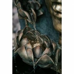XBRAND 30 in. Tal, Bronze and Natural Grey Cascading Lotus Buddha Face Indoor Outdoor Zen Water Fountain with LED Light 21 XBRAND 30 in. Tal, Bronze and Natural Grey Cascading Lotus Buddha Face Indoor Outdoor Zen Water Fountain with LED Light -Everbilt Sales Store xbrand freestanding fountains cr3012bdftna 31 1000
